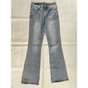 Esqualo Denim Jeans Flare Light Wash Size 6 Hippie Neutral Feminine
